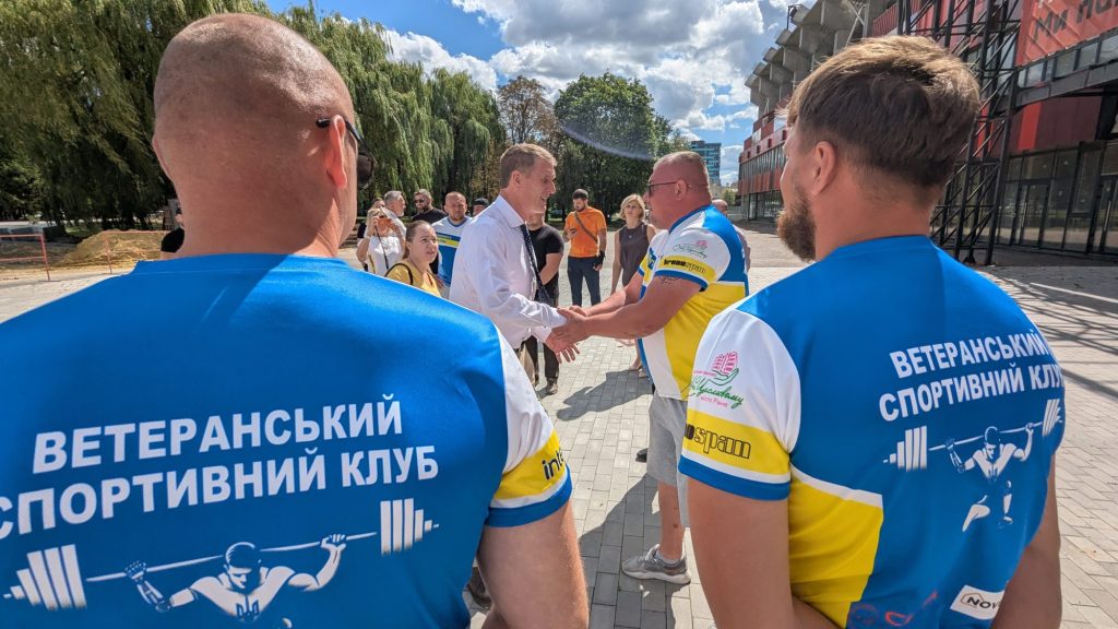 Richard Smith (Invictus Foundation) visits Rivne