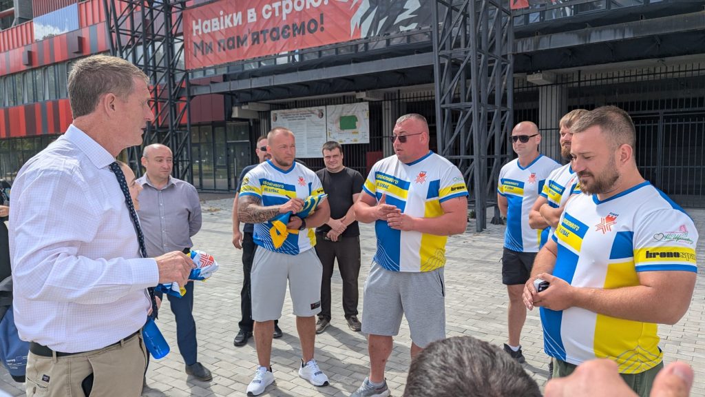 Richard Smith (Invictus Foundation) visits Rivne