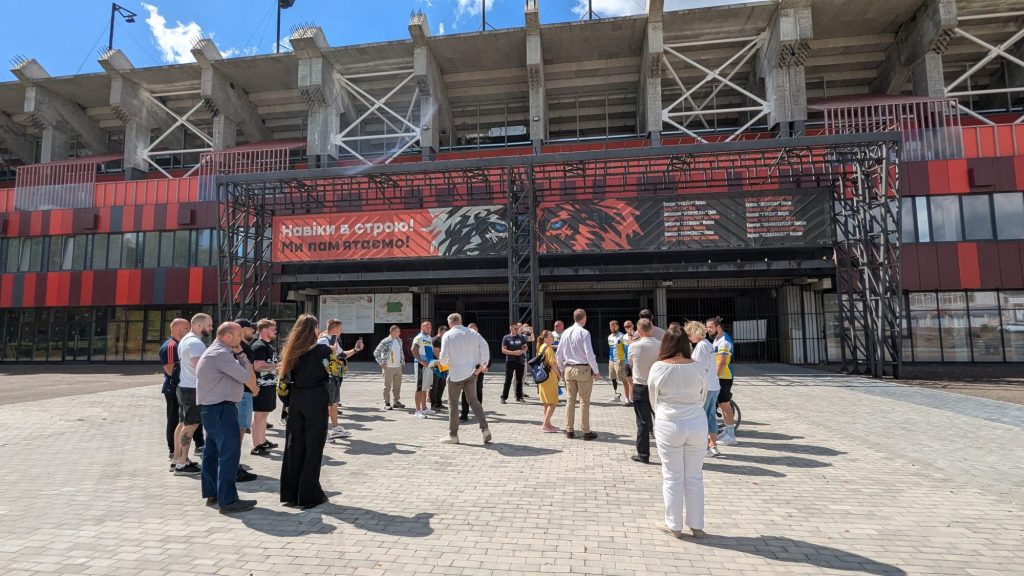 Richard Smith (Invictus Foundation) visits Rivne