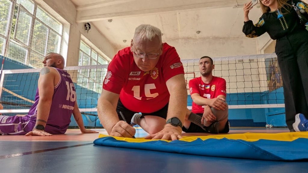 Sitting volleyball