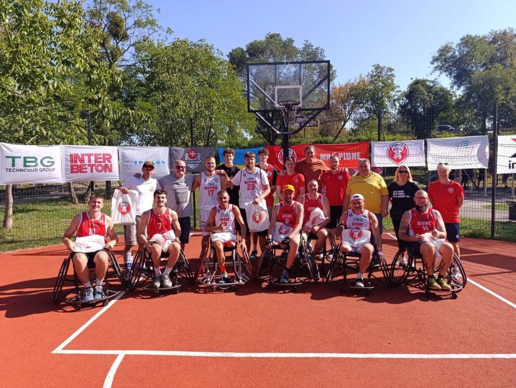 Wheelchair basketball competition