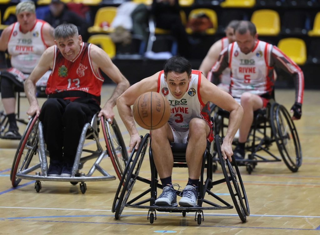 Wheelchair basketball competition