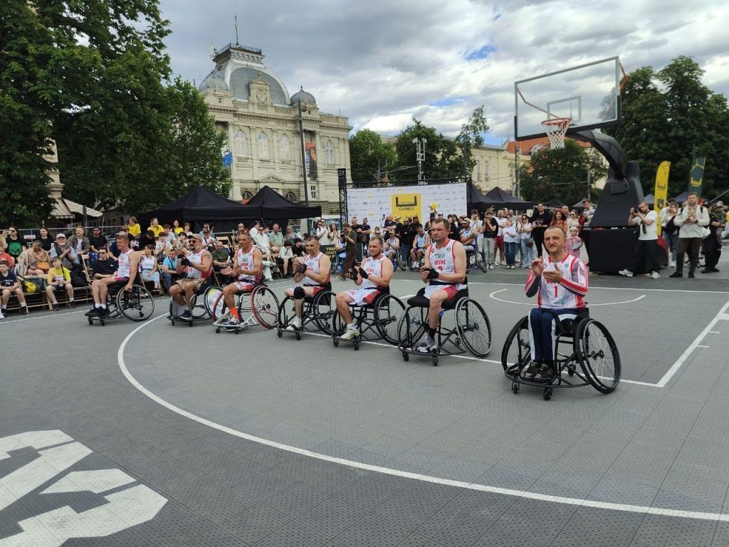 Wheelchair basketball competition